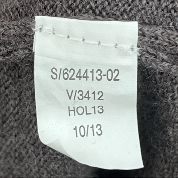 Banana Republic Factory L 100% Merino Wool Argyle V Neck Sweater Y2K - Picture 7 of 9